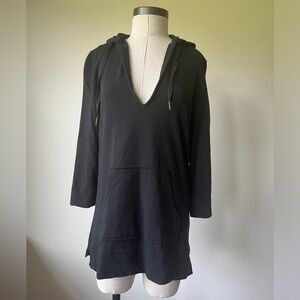 Talbots hooded pullover with kangaroo pocket